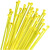 HDA废物封口扎带尼龙黄色捆扎带垃圾袋捆绑带塑料扎线带4*200 4*200宽2.7mm长20cm约100条