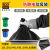 爱柯布洛 防静电垃圾袋（50只）100L无尘室专用废料袋洁净 厚0.05mm 100×120cm黑色331325
