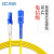 光信 电信级光纤跳线 LC-SC单模单芯 低烟无卤环保光纤线 收发器尾纤 1.5米