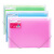 三木(SUNWOOD) A4/6格彩色绑带风琴包 文件管理/事务包/试卷收纳 粉色 ZX31