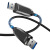 央光 USB3.1光纤线公对公兼容2.0 视频会议摄像头10Gbps高清线 2米 YG-USBKK20X31