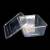 金盛昱（JSY）方形餐盒 650ml一次性外卖透明塑料打包盒汤碗保鲜盒  RYCF650 300套/件