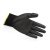 霍尼韦尔（Honeywell）劳保手套10付/包 黑色PU涂层涤纶工作防护3级耐磨WE210G2CN 9码