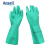 安思尔/Ansell 37-873 耐磨耐酸耐油工业手套 丁腈橡胶清洁手套 绿色 8码 12付/打 企业专享