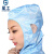 星工（XINGGONG）防静电服 连体带帽无尘洁净服防尘用喷漆防护工作服 蓝色M码