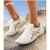 亚瑟士（asics）男女夏季轻量透气跑鞋 GEL-CONTEND7舒适运动休闲鞋 白色 -男 39