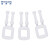 稳斯坦 WST121 透明塑料打包扣 PP机用手工打包扣打包带用塑料扣手拉扣 适用于宽11厚0.7打包带 （1000个）