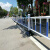 交通护栏机非人行道道路中央市政城市公路马路隔离防撞围栏立柱墩 蓝白色一加厚款 立柱安装高度60高