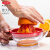 guzzini手动榨汁器榨汁碗家用水果橙汁柠檬汁机器榨橙器婴儿迷你 白色
