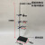 大号铁架台 加厚标准全套 高60厘米方座支架 化学实验室 教学仪器 标准铁架台全套(高50cm)