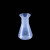 希万辉 实验室带盖塑料烧瓶塑料三角烧瓶实验瓶 广口（10个）50ml