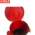 京洲实邦【红桶黄帽100cm】户外分类垃圾桶ZJ-0065