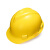 梅思安/MSA PE标准型一指键帽衬 V型安全帽施工建筑工地劳保头盔 黄色 1顶装 企业定制