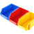 兰诗（LAUTEE）B4# 组合零件盒 螺丝收纳盒 仓储物料元件配件盒塑料盒 红色250*150*120