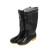 雨鞋男式高筒防水户外套鞋劳保防水防滑黑色高筒靴子雨靴 高筒黑色雨鞋 43