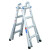 稳耐梯子伸缩MT-17CN 梯子多功能铝合金工程梯1.4米至4.6米加厚 MTC26CN带轮