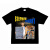 【纯棉】Curry斯蒂芬库里篮球嘻哈Vintage美式复古ins短袖T恤 黑色2 M 70-90斤