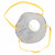 锐麻 KN95杯型口罩3D立体透气头戴式防护口罩劳保防粉尘呼吸阀面罩 9000型白色（无呼吸阀）款 三层*60只 