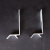 不锈钢瓷砖挂件勾干挂钩磁砖挂片吊钩石材大理石点挂配件固定 铝K型折90度直角2个