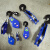 国标重型起重滑车钢丝绳卸扣滑轮无缝防脱铁滑车钢轮吊滑轮钩吊轮 蓝色吊环50mm（0.4顿）