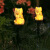 梓嘉福太阳能树脂小猫灯 户外地插灯庭院装饰草坪景观灯 可爱捂眼猫咪款