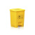 庄太太 【15L黄色】医疗废物垃圾桶医院用利器盒加厚黄色医院诊所脚踏桶有盖大号