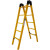 电工专用关节玻璃钢梯折叠梯人字梯合梯伸缩梯绝缘梯直梯 关节梯3米展开6米