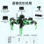 德飞莱 幻尔 ROS机器人六足仿生蜘蛛JetHexa激光雷达建图导航JETSON NANO 旗舰版+铝箱