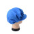 紫羲（ZXFH.NET)GMP卫生帽子包头帽加工车间工作帽子净化车间工作帽 蓝色