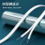 山泽(SAMZHE) FH22-500B 皮线光纤光缆 室内单模双芯 2芯2钢丝 白色500米