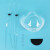者也（ZYE）透明硅胶时尚口罩TUP软胶防雾防飞沫可人脸识别四层过滤口罩 T5透明口罩+2片熔喷滤芯 
