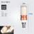 超亮led玉米灯泡三色变光e27e14大小螺口蜡烛吊灯照明节能灯 无频闪 E14 16W三色变光 11-15W