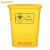舒蔻（Supercloud）医疗废物垃圾桶黄色垃圾桶黄色污物桶医疗 垃圾桶商用垃圾桶40L