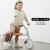 kidpop儿童三轮车脚踏车2-4岁宝宝生日礼物轻便童车遛娃神器滑步平衡车 绿色