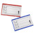 安英卡尔  磁性标签  仓库标识牌 货架标签 仓库物料卡标签牌 磁性材料卡软磁强磁套 蓝色6*10软磁（10只） A1855