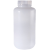 塑料大口圆瓶 塑料黑色试剂瓶 HDPE分装瓶避光 广口塑料样品瓶 白色大口50ml 10个
