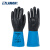 兰浪（LANLANG）SR303 进口厚重型氯丁橡胶防化手套防有机溶剂耐酸碱化学实验劳保防护手套