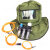 OIMG定制适用定制供气式防毒面具面罩全面罩喷漆喷塑化工化学打磨防粉尘披肩防 B2+AFBM套件