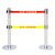 杰安达（JAD）不锈钢伸缩隔离带5米双层排队警戒线安全警示柱护栏杆