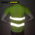 安赛瑞 反光T恤背心 安全衣服荧光短袖 夜跑骑行吸汗速干衣 荧光绿 XXXL码 26005