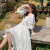 BHKW公主蓬蓬裙连衣裙成人温柔秘境法式复古裙 白色 预售 XS