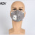 3M9542V活性炭口罩防尘除异味喷漆带呼吸阀头戴式 独立装1箱/200个 
