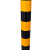 共泰 反光警示柱（黑黄无尔款） 直径76mm 高75cm