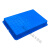ONEVAN加厚塑料浅盘 周转箱盘子 养殖盒 4号浅盘375*250*65mm 蓝色