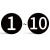 号码牌编号亚克力贴磁性号牌自粘磁力机器标牌圆牌序号牌GNG-525 红底白字1100 20x20cm