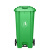 Supercloud(舒蔻)  户外脚踏垃圾桶大号环卫商用酒店塑料桶工业物业室外脚踩带盖垃圾箱 120L绿色