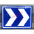 停车场标志牌 停车场标志牌地下车库指示牌反光标识牌铝板标牌路牌导向牌可定制MYFS 1.0厚度铝板 30*40 平板(导向牌)