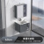 CAIXTO304不锈钢陶瓷一体盆浴室柜现代简约卫生间洗漱台洗手脸盆柜组合 灰色60+全封镜箱