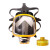 夜霸途普达救援防护自吸过滤式面具防尘口罩化工气体粉尘喷漆   全面罩配7号罐