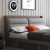 A家 床 北欧双人床板床框架高箱床储物床卧室大床大空间储物WJ1002 1.5*2.0米(架子床-棉麻款) 单床
